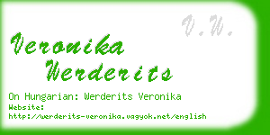 veronika werderits business card